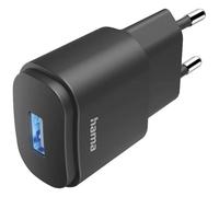 Hama 201644 Caricatore USB 6.00 W 1x 2 USB-A Nero Ambiente interno