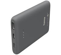 Hama 201671 Supreme 5HD Power bank 5000 mAh LiPo USB-A, USB-C® Grigio scuro