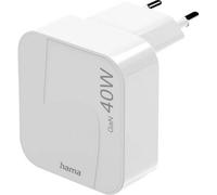 Hama 201955 Caricatore USB 40 W USB-C® Consegna di potenza 3.0, 2.0, 3.0 Bianco
