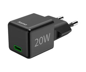 Hama 201984 Caricatore USB 20.00 W 1x USB-C ® Consegna di potenza Nero Ambiente