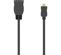Hama 205168 00 HDMI Cavo adattatore [1x Presa HDMI - 1x Spina HDMI Micro D] Ner