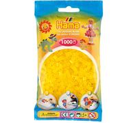 HAMA 207-14 - Perlen transparent gelb, 1000 Stück Durchsichtig