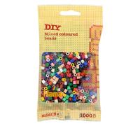 Hama Perline da stirare MIDI – Mix 22 colori, 1000 pz in sacchetto