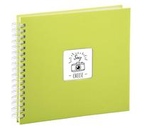 Hama 2115 Album Foto Spiralato Fine Art, 28 x 24 cm, 50 Pagine, 100 Foto, Verde