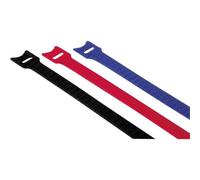 Hama 221005 Fascetta con chiusura a strappo Plastica Rosso, Blu, Nero flessibil