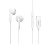 Hama 221786 Classy Tappi per le orecchie via cavo Bianco regolazione del volume