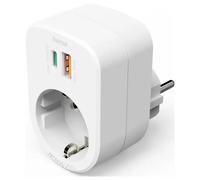 Hama 223343 00 Presa di ricarica USB con USB-C® Bianco