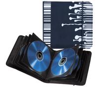 Hama 24er Borsa-Cd Wallet per 24x CD DVD Blu-Ray Disco Custodia Case Deposito