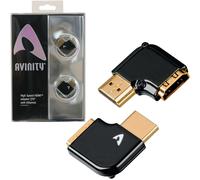 Hama 2er Set HDMI DVI Destra + SX 90 Grado 8K 4K UHD Spina ad Angolo