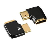 Hama 2er Set HDMI DVI Destra + SX 90 Grado 8K 4K UHD Spina ad Angolo