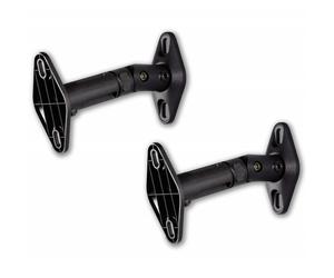 Hama 2x Lautsprecher-Halterung Paio Regolabile Supporto-Parete Boxe Wand-Halter