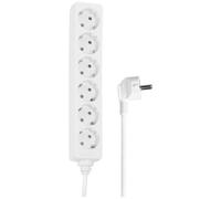 Hama 30529 000 Multipresa 6 scomparti Bianco Schuko 1 pz.