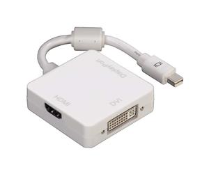 Hama 3in1 Mini DisplayPort Adattatore su HDMI DVI DP Thunderbolt 4K Ultra HD