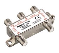 Hama 4-Fach Sat-Verteiler Splitter 5-2400MHz Cavo Digitale TV DVB-T2 HDTV Fm