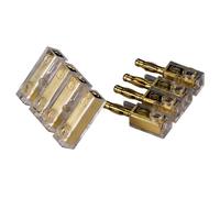 Hama 4-Fach Soundboard-Steckverbindung Connettori fino A 6mm ² Spina Presa