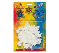 Hama - 4555 - Tempo Libero Creativo - Blister 3 Piastre per Perline da Stirare Midi - Animali