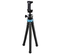 Hama 4607 |"FlexPro" Treppiede per Smartphone, GoPro e Fotocamere, 27 cm | Blu