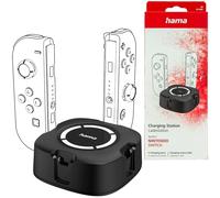 Hama Joy-Con - Caricatore controller per Nintendo Switch con indicatore LED (stazione di ricarica per 4 Joycon, supporto di ricarica rapida USB per accessori Switch) nero