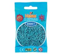 Hama 501 31 - Sacchetto di 2000 Mini Perle, Diametro 2,5 mm, Colore: Turchese