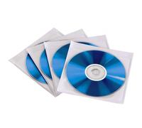 Hama 50x Foderine-Cd Autoadesivo Cd-Taschen Per Incollare per CD DVD Blu-Ray