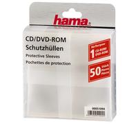 Hama 50x Pp Plastica Cover Protettiva Copertina CD Sleeves DVD Blu-Ray Borsa-Cd