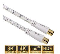 Hama 5m Cavo Antenna 120db Cavo Coassiale 8K 4K HD TV LED LCD Oled