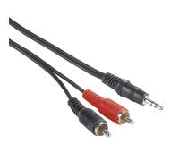 Hama 5M Cavo Cinch Cavo Audio Cavo Di Collegamento RCA Spina 3,5Mm