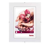 HAMA 63102 Clip-Fix Cornice a Giorno, Antiriflesso, 10.5 x 15 cm, trasparente, vetro