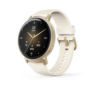 Hama 7020 Smartwatch GPS AMOLED 43mm Oro/Bianco | Impermeabile IP68 e 3 ATM, frequenza cardiaca e VO2max, durata della batteria da 6 a 8 giorni, 110 modalità sportive