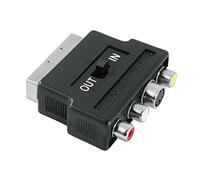 Hama 7122238 cavo di interfaccia e adattatore 3 x RCA/S-VHS SCART Nero