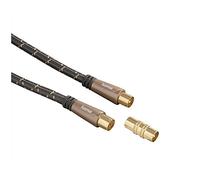 Hama 7122426 3m coax plug coax socket cavo coassiale
