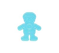 Hama - 8208 Pegboard Transparente, Motivo Ragazzo per Beads Maxi