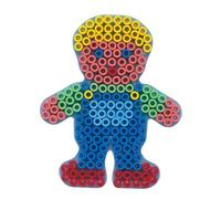 Hama - 8208 Pegboard Transparente, Motivo Ragazzo per Beads Maxi