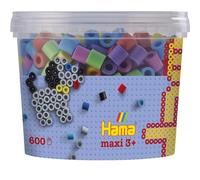 Hama 8571 - Maxi Secchiello di Perline in Colori Pastello