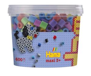 Hama 8571 - Maxi Secchiello di Perline in Colori Pastello