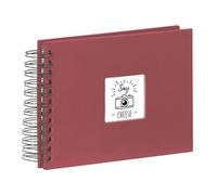 Hama 90154 Album Spiralato Fine Art, 24 x 17 cm, 50 Pagine, 50 Foto, Rosso