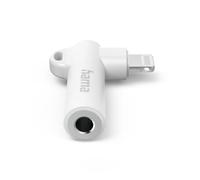 Hama Adattatore 90° Lightning - 3,5 mm Jack, Bianco