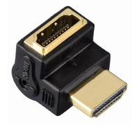 HAMA Adattatore angolare 90° HDMI M / HDMI F, connettori dorati