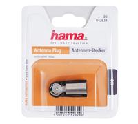 Hama Adattatore Antenna ISO Lötbar 50 Ohm DIN 41585 Nero Nero 42624