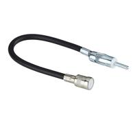 Hama Adattatore Antenna ISO Presa Su Spina DIN 150 Ohm Cavo Autoradio Argento