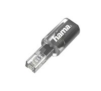 Hama Adattatore anti-twist, trasparente/nero