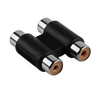 Hama Adattatore Cinch Audio Prolunga RCA Femmina 2x Nero 181413