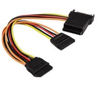 Hama Adattatore di Alimentazione 3x Sata-Stecker Y Splitter Potenza Cavo 2x