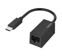 Hama Adattatore di rete Gigabit (1000Base-TX) Usb Type C Black 00200322