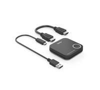 Hama Adattatore display wireless (adattatore HDMI, Full HD 1080p, trasmissione wireless audio, dati video e segnali, dongle display wireless con cavo, eccellente qualità di trasmissione)