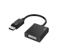 Hama Adattatore DisplayPort - Presa DVI per il trasferimento di dati digitali e segnali video (Ultra HD, 4K, 4096 x 2160) Nero