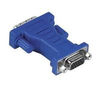 Hama Adattatore DVI-I M/VGA HDD 15 pin F connettori dorati blu 3 stelle NEW