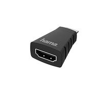 Hama Adattatore HDMI compatto - Spina MINI HDMI per la trasmissione di dati digitali e segnali audio/video (Ultra HD, 4K, eccellente qualità di trasmissione) nero
