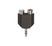 Hama Adattatore per inversione del genere dei cavi 2 RCA F/Jack 3.5 mm M