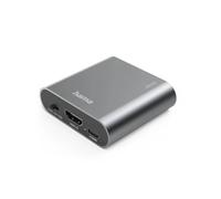 Hama "AE90" HDMI-Audio Extractor, HDMI to Audio, Toslink, jack 3,5 mm, argento